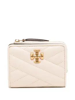 Tory Burch: Бежевый кошелёк  Kira Chevron