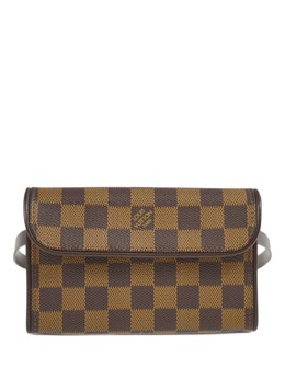 Louis Vuitton Pre-Owned: Коричневая поясная сумка 