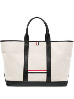 Thom Browne: Сумка-шоппер  RWB в полоску