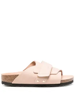 Birkenstock: Бежевые сандалии  Kyoto