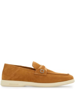 Ferragamo: Коричневые туфли  Gancini