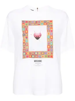Moschino: Блуза с принтом 