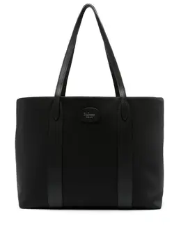 Mulberry: Чёрная сумка-шоппер  Bayswater
