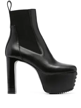 Rick Owens: Чёрные ботинки 