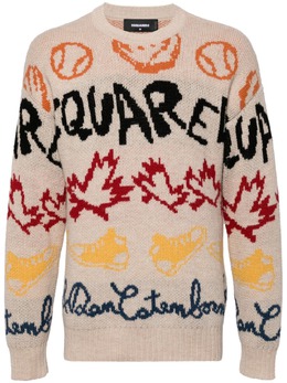 Dsquared2: Бежевый свитер 