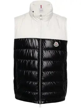 Moncler: Двухцветный жилет 