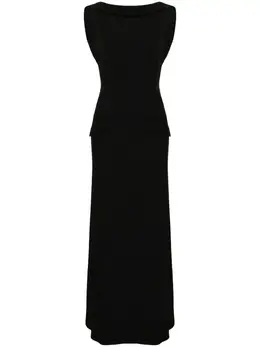 Alberta Ferretti: Платье с оборками 