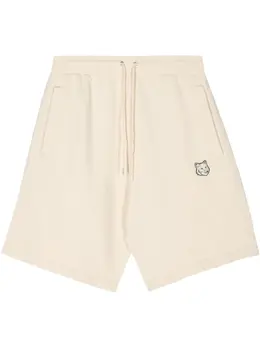 Maison Kitsuné: Белые шорты 