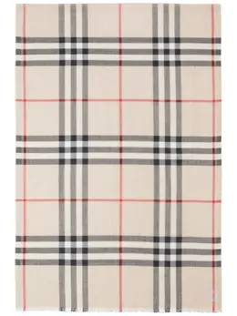 Burberry: Бежевый шарф  Vintage Check
