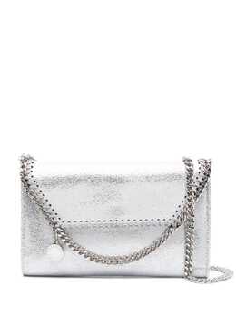 Stella McCartney: Серебристый кошелёк  Falabella
