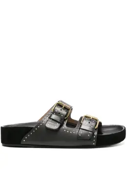 ISABEL MARANT: Чёрные сандалии  Lennyo