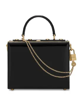 Dolce & Gabbana: Чёрная сумка-шоппер  Dolce Box