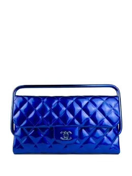 CHANEL Pre-Owned: Голубая сумка-шоппер 