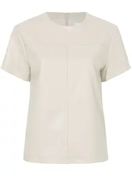 Proenza Schouler White Label: Кожаная футболка 