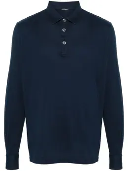 Kiton: Поло с длинным рукавом 