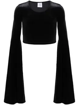 VETEMENTS: Топ из велюра 