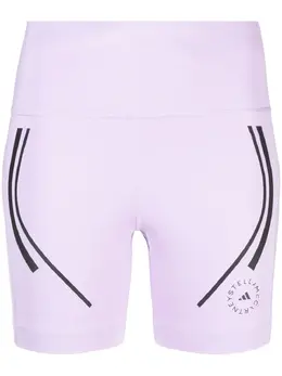 adidas by Stella McCartney: Шорты в полоску 