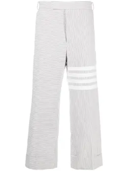 Thom Browne: Брюки  4-Bar в полоску