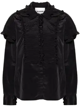 Jil Sander: Чёрная блуза 