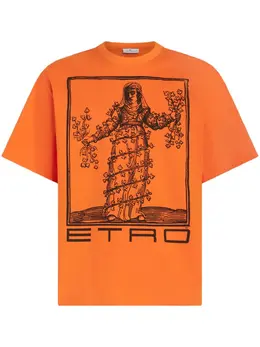 ETRO: Футболка с принтом 