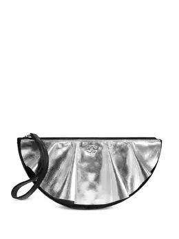 CHANEL Pre-Owned: Чёрный клатч 