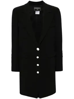 CHANEL Pre-Owned: Однобортное пальто 