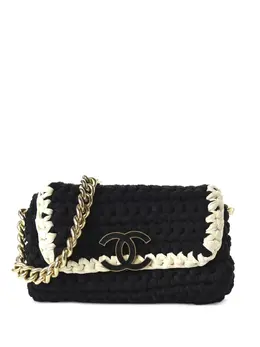 CHANEL Pre-Owned: Чёрная сумка 