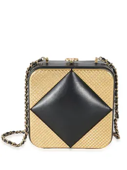 CHANEL Pre-Owned: Чёрный клатч 