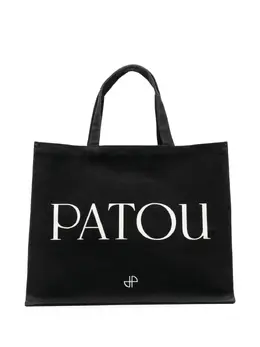 Patou: Чёрная сумка-шоппер 
