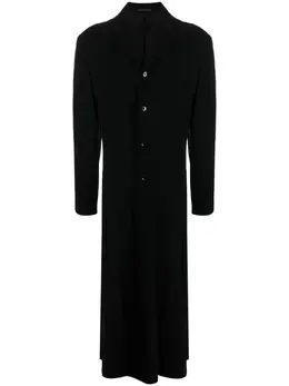 Yohji Yamamoto: Однобортное пальто 