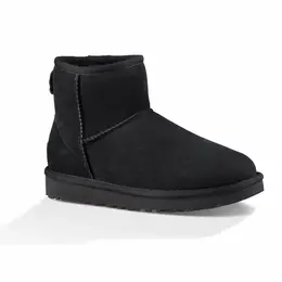 UGG: Чёрные угги  Classic Mini II