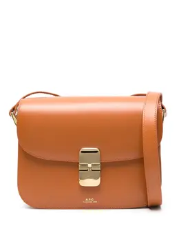A.P.C.: Коричневая сумка  Grace