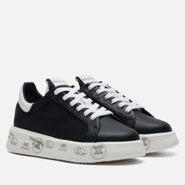 Premiata: Чёрные кроссовки  Belle