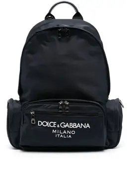 Dolce & Gabbana: Синий рюкзак 