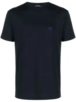 Versace: Синяя футболка  Medusa