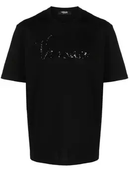 Versace: Хлопковое поло 