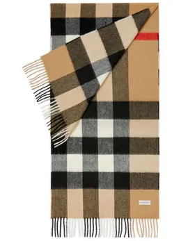 Burberry: Бежевый шарф  Vintage Check