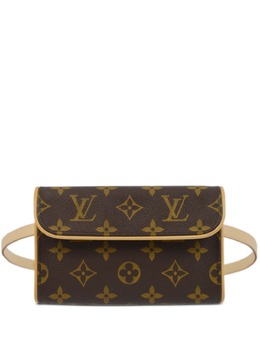 Louis Vuitton Pre-Owned: Коричневая поясная сумка 