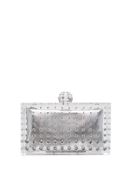 Aquazzura: Серебристый клатч  Tequila