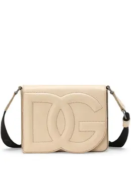 Dolce & Gabbana: Бежевая сумка  DG