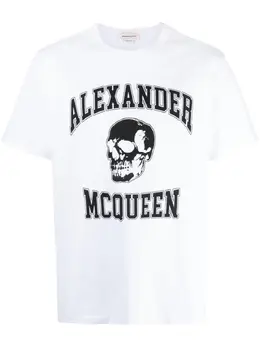 Alexander McQueen: Футболка с принтом 