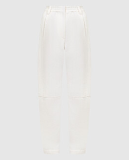 Brunello Cucinelli: Белые брюки 