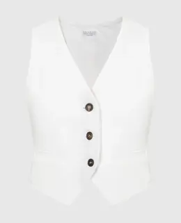 Brunello Cucinelli: Білі жилети 