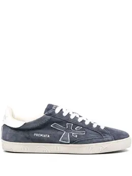Premiata: Голубые кроссовки  Steven