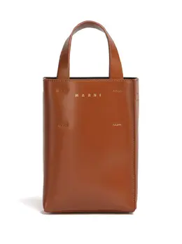 Marni: Светлая сумка-шоппер  Museo