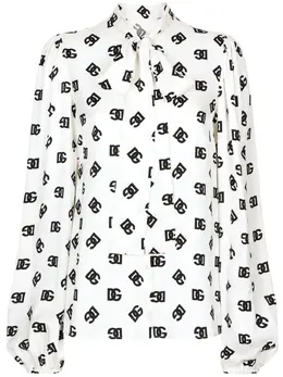 Dolce & Gabbana: Шарф с принтом 