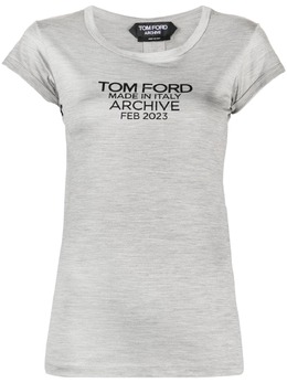TOM FORD: Футболка  Logo с принтом