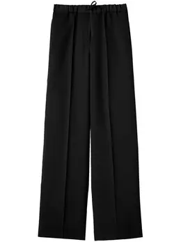 Jil Sander: Брюки  Drawstring из шерсти