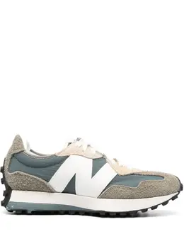 New Balance: Голубые кроссовки  327