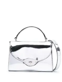 Mulberry: Серебристая сумка-шоппер 
